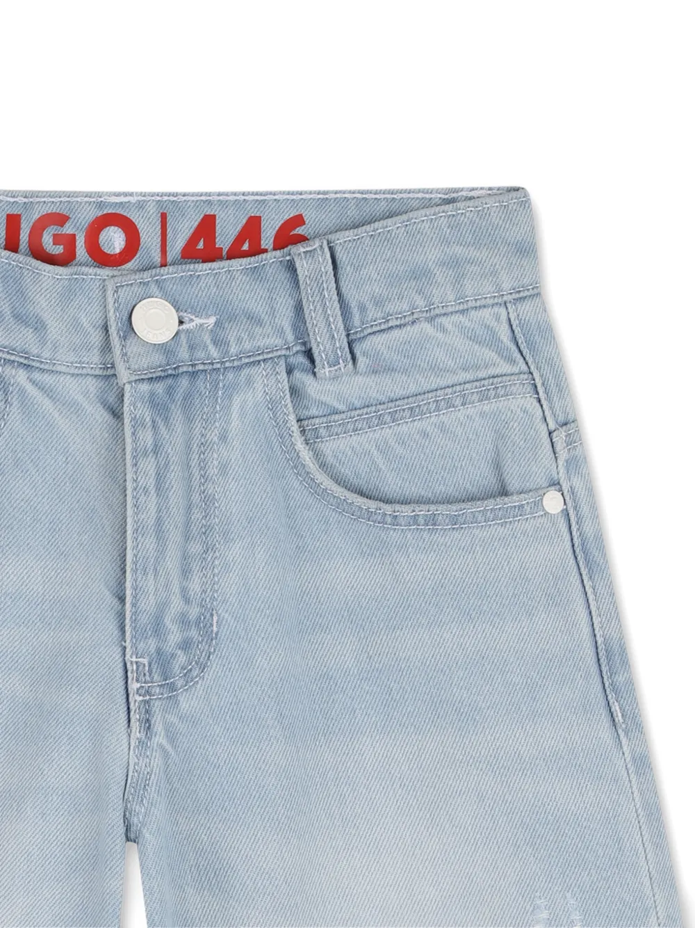 HUGO KIDS Spijkershorts met zakken Blauw