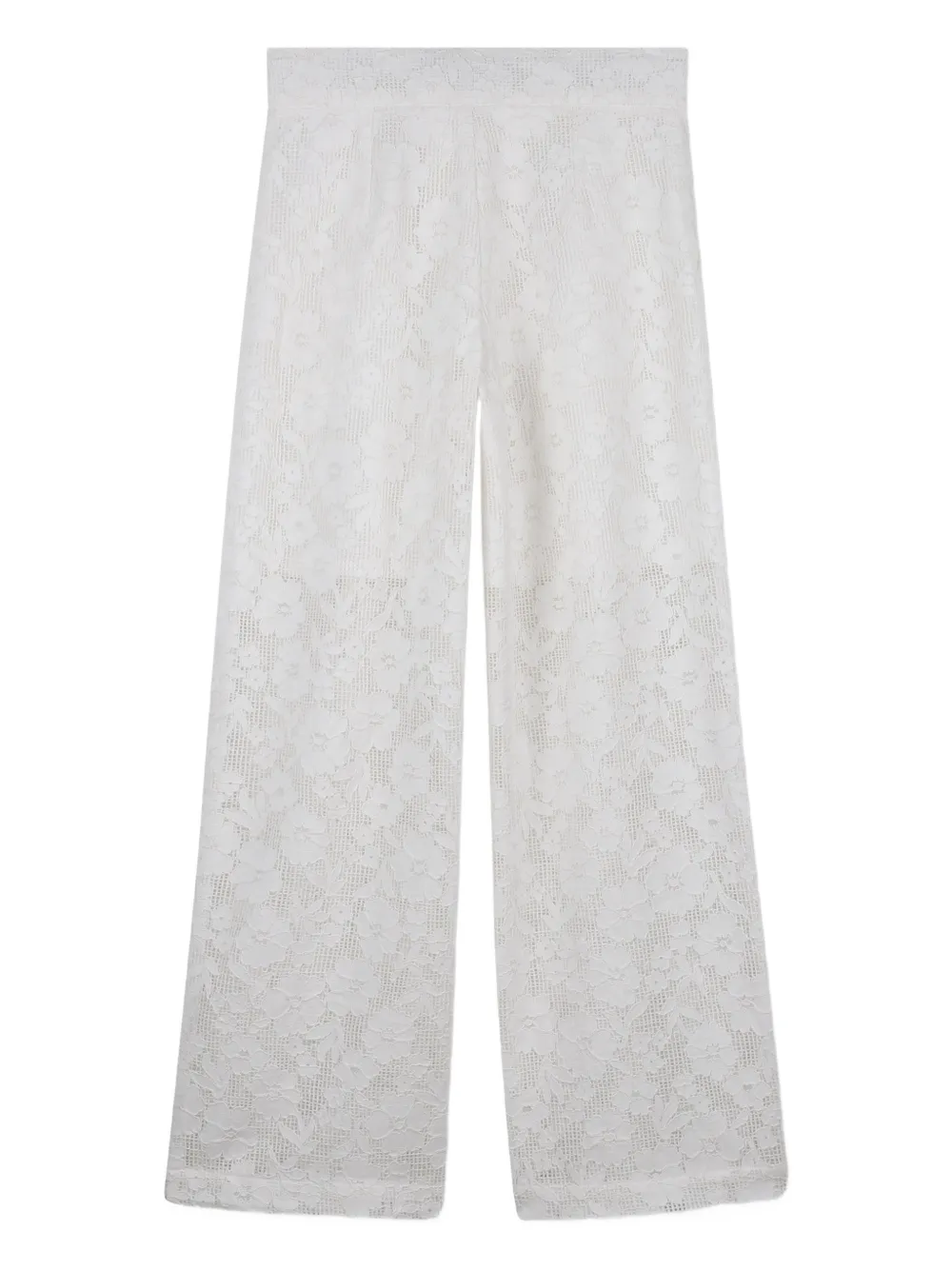 Michael Kors Kids Broek met bloemenpatroon Wit