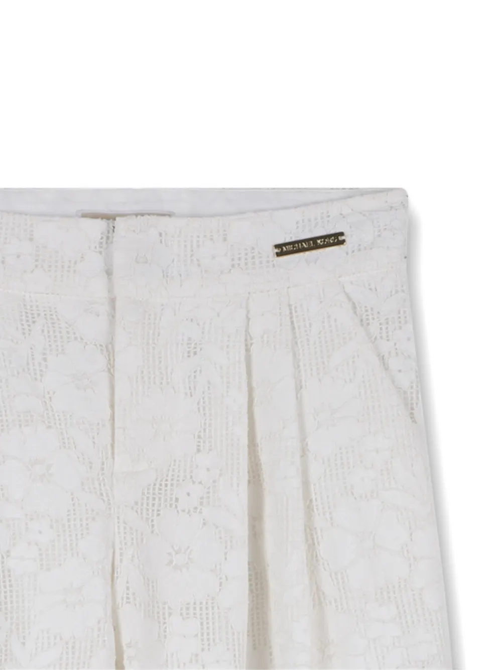 Michael Kors Kids Broek met bloemenpatroon Wit