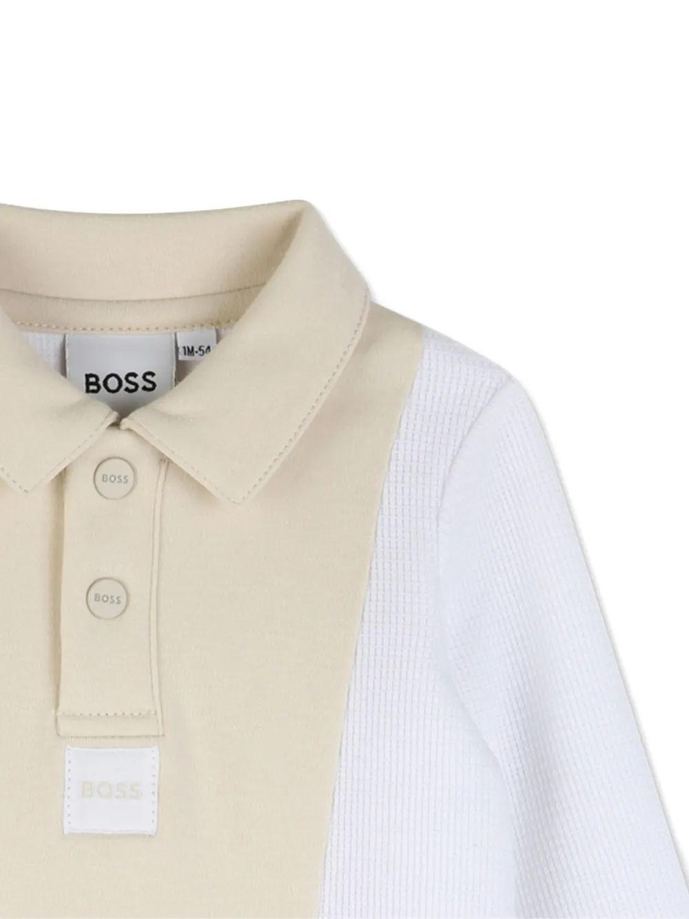 BOSS Kidswear Pyjama met knopen Wit
