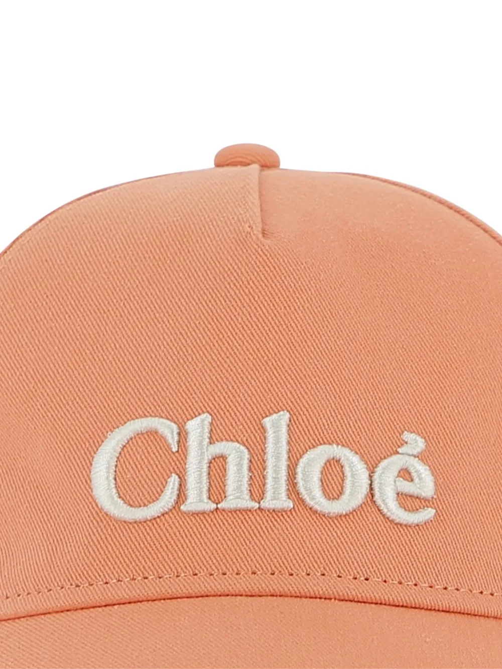 Chloé Kids Hoed met geborduurd logo Oranje