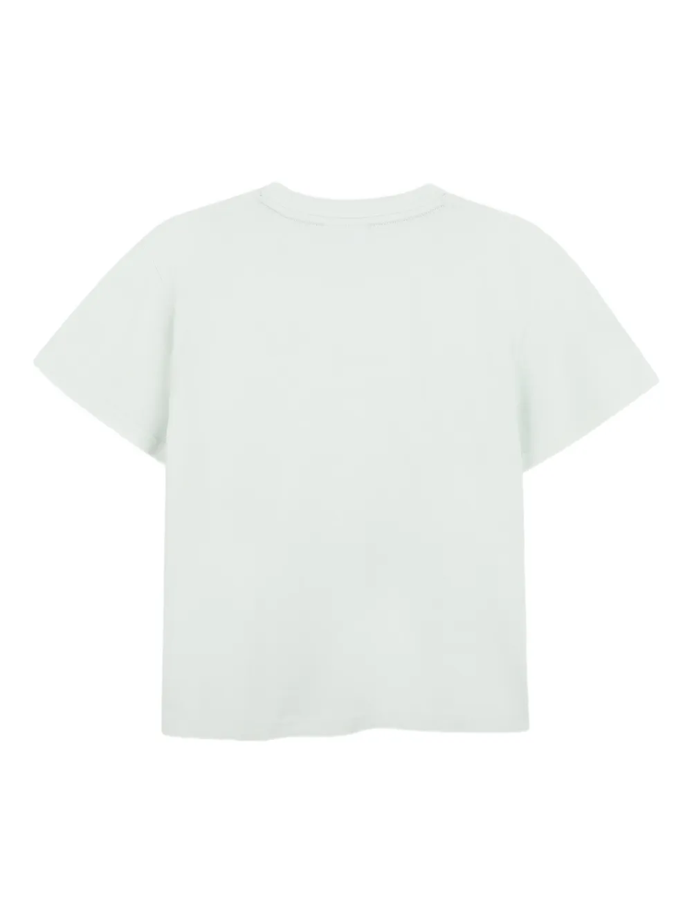 BOSS Kidswear T-shirt met vierkante patch en korte mouwen Groen