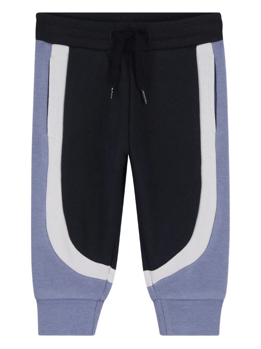 BOSS Kidswear Pantaloni sportivi con inserti - Blu