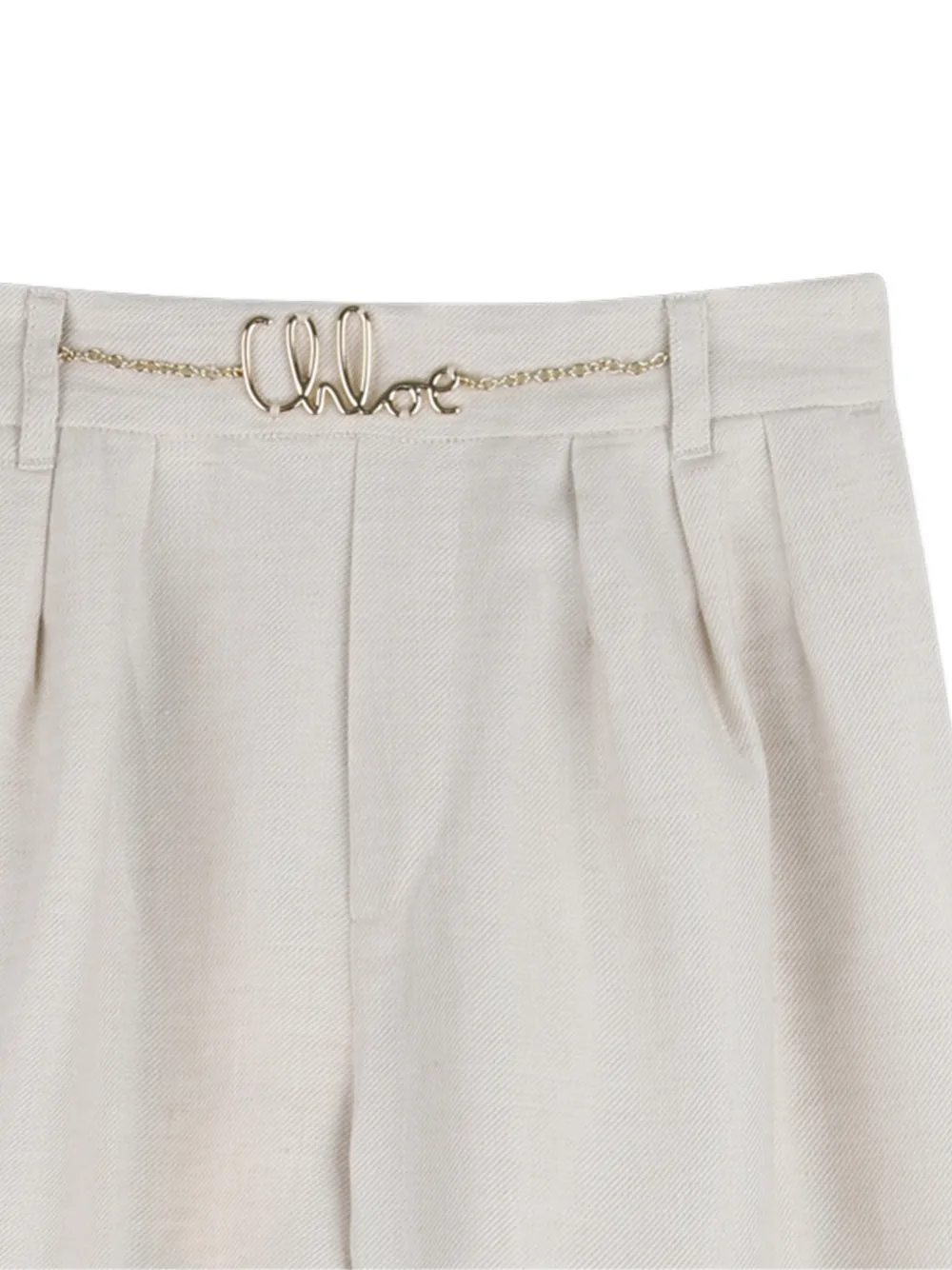 Chain Pleated Trousers