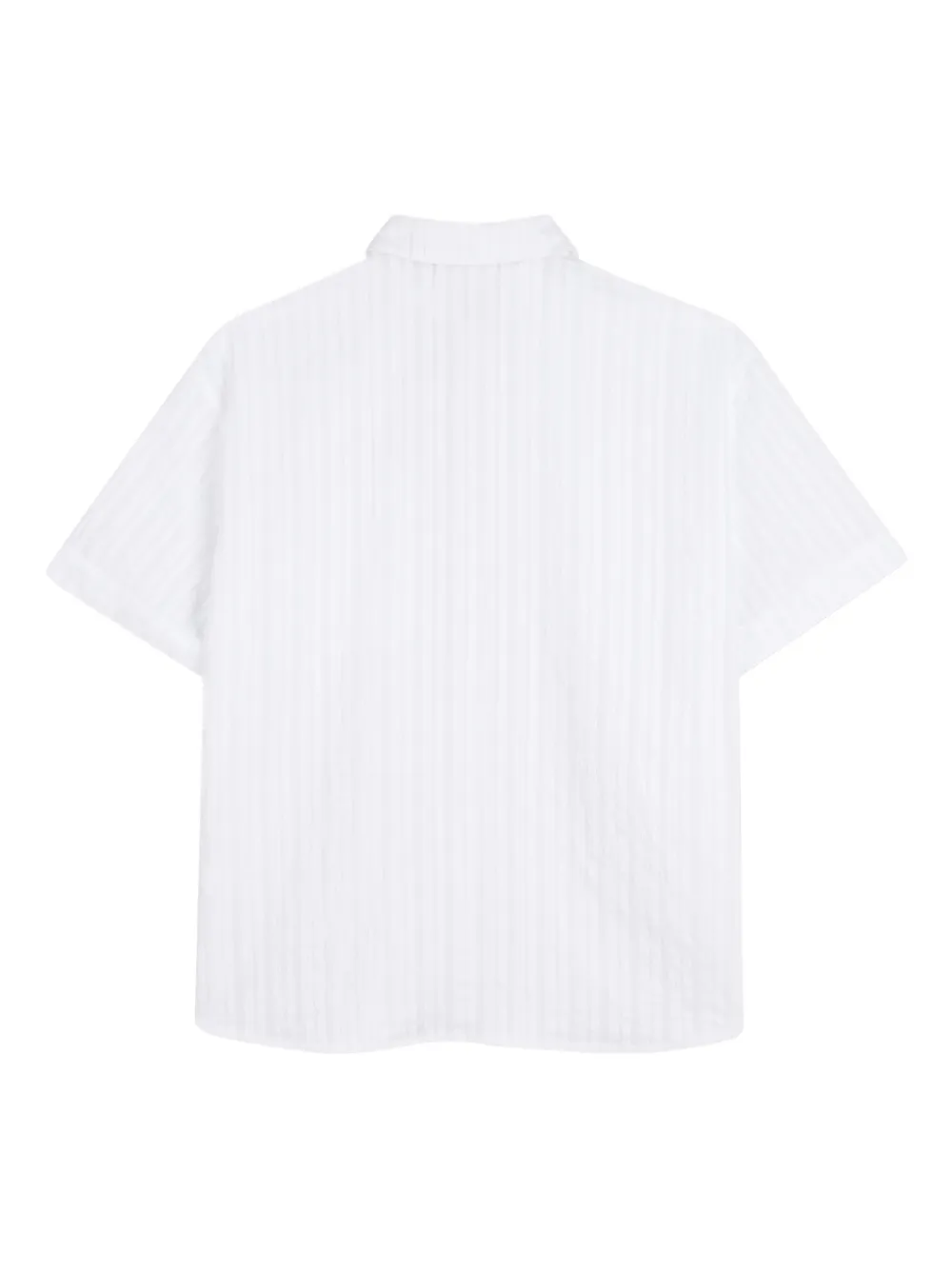 BOSS Kidswear Gestreept shirt Wit