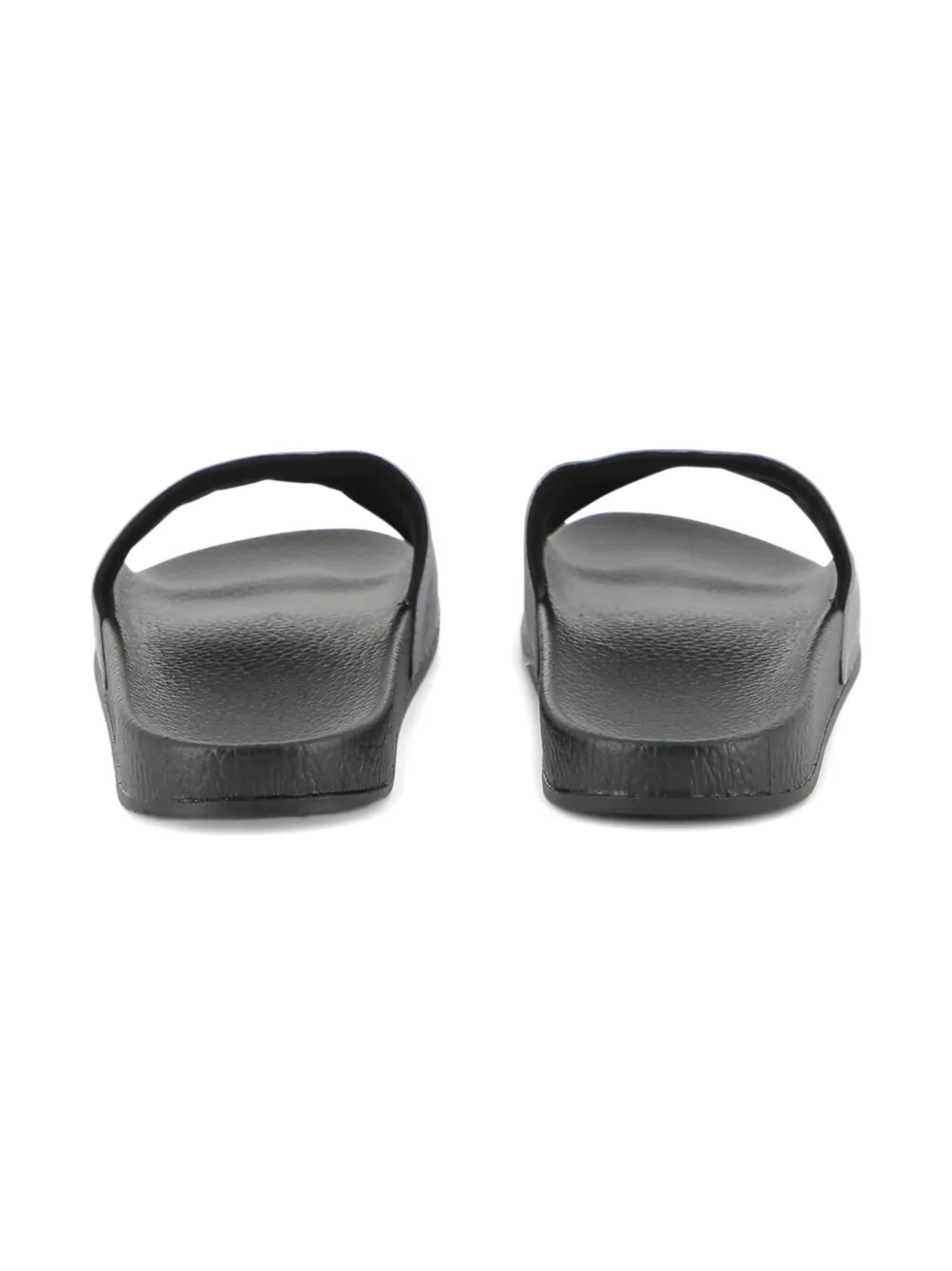 BOSS Kidswear Slippers met patroon Zwart