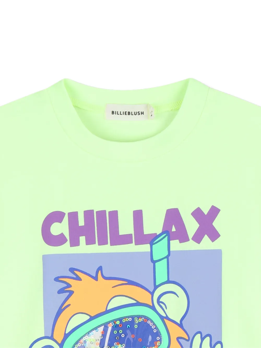 Billieblush T-shirt met korte mouwen en grafische print Groen