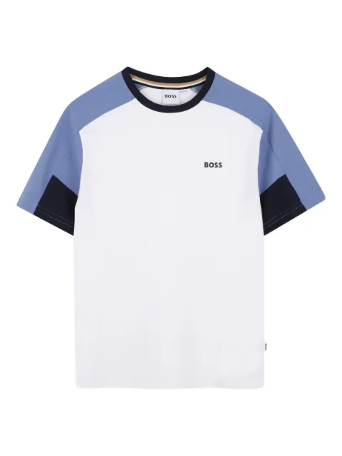 BOSS Kidswear set de shorts con diseño color block