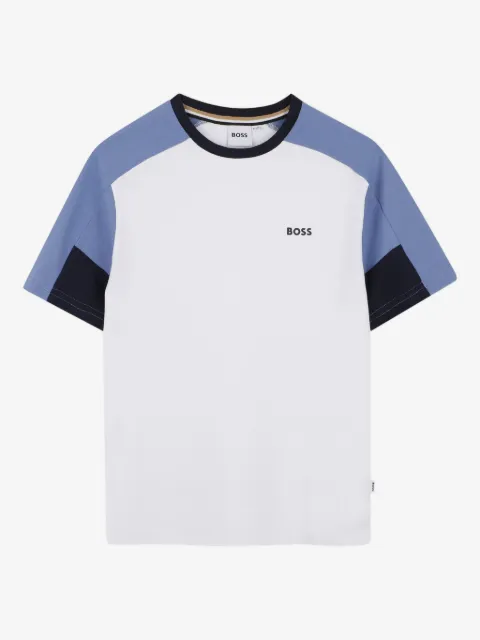 BOSS Kidswear colour-block shorts set