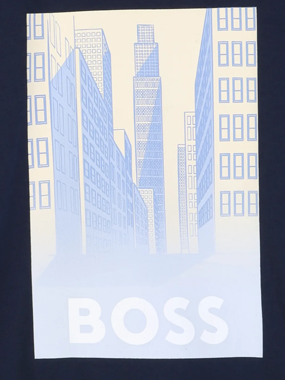BOSS Kidswear T-shirt met print Blauw