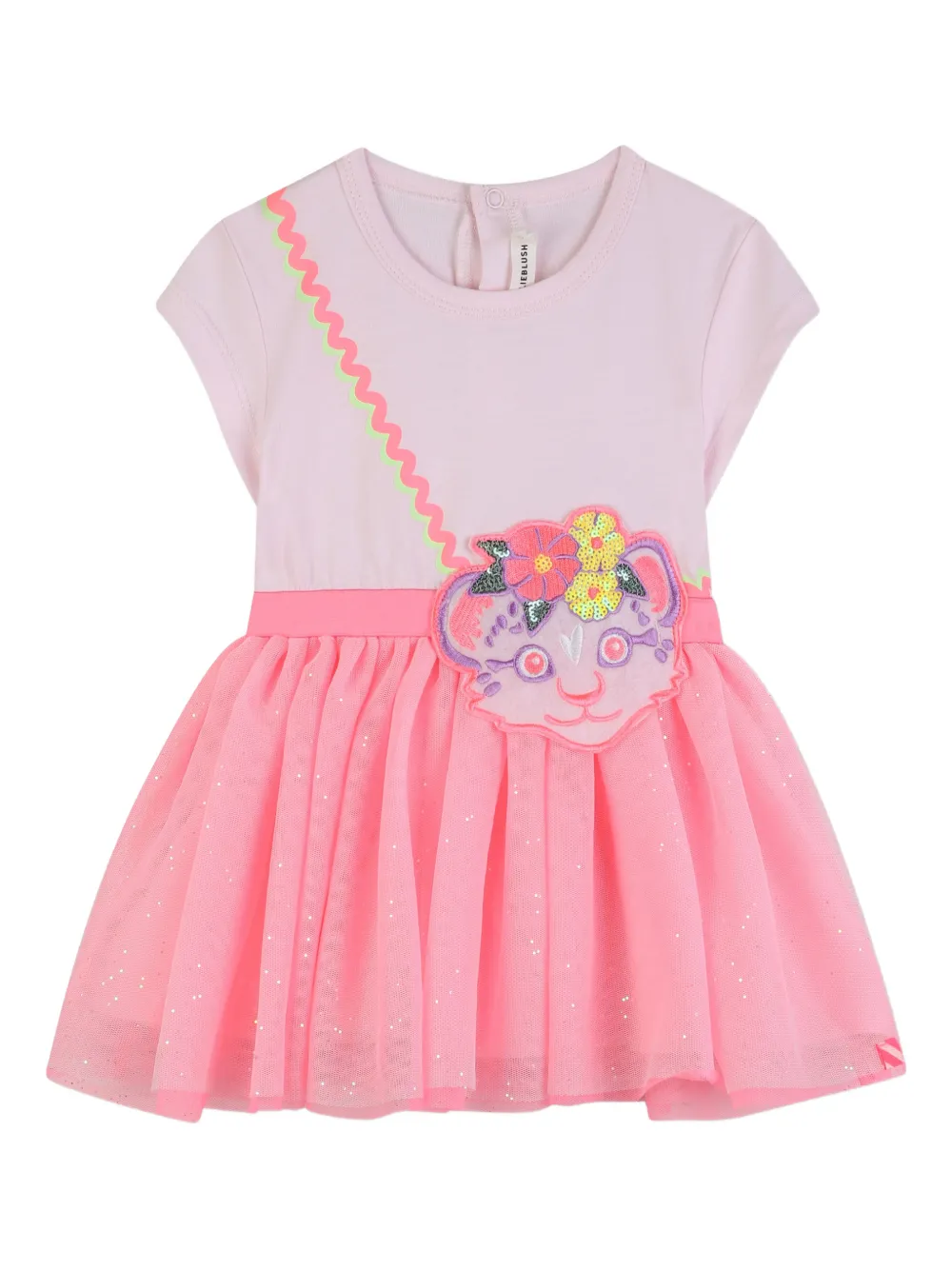 Billieblush Abito con gonna in tulle - Rosa