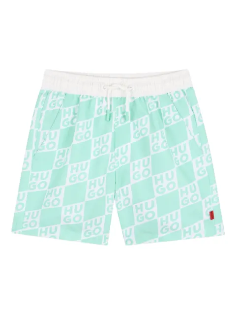 HUGO KIDS Badeshorts mit Logo