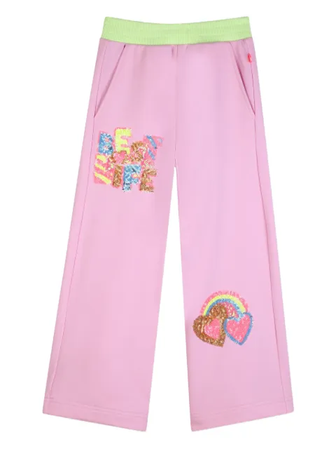Billieblush sequin-embellished track pants