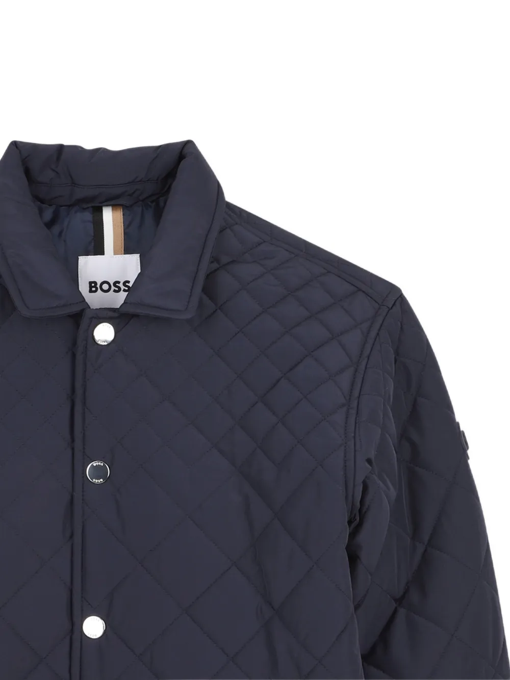  Boss Kidswear Quilted Jacket - Blue 