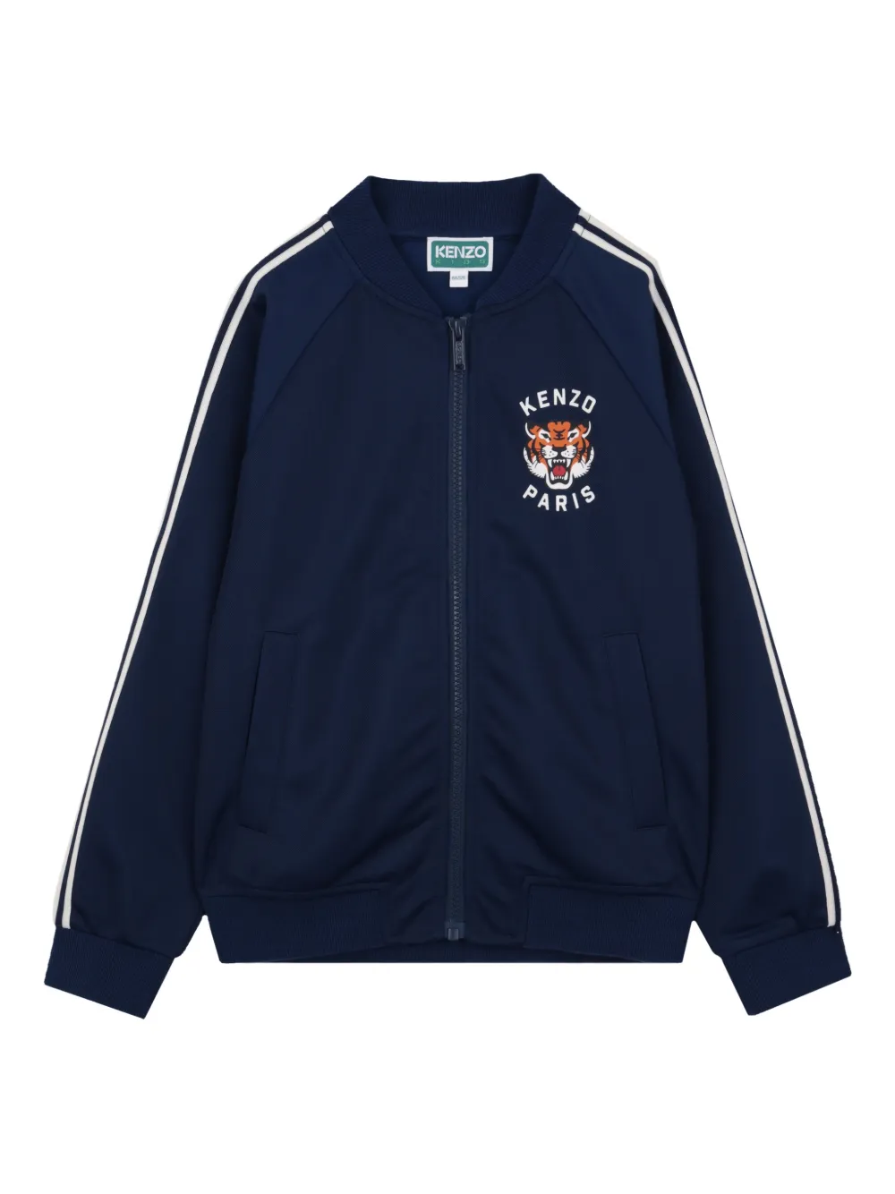 Kenzo Kids Felpa con stampa Tiger - Blu