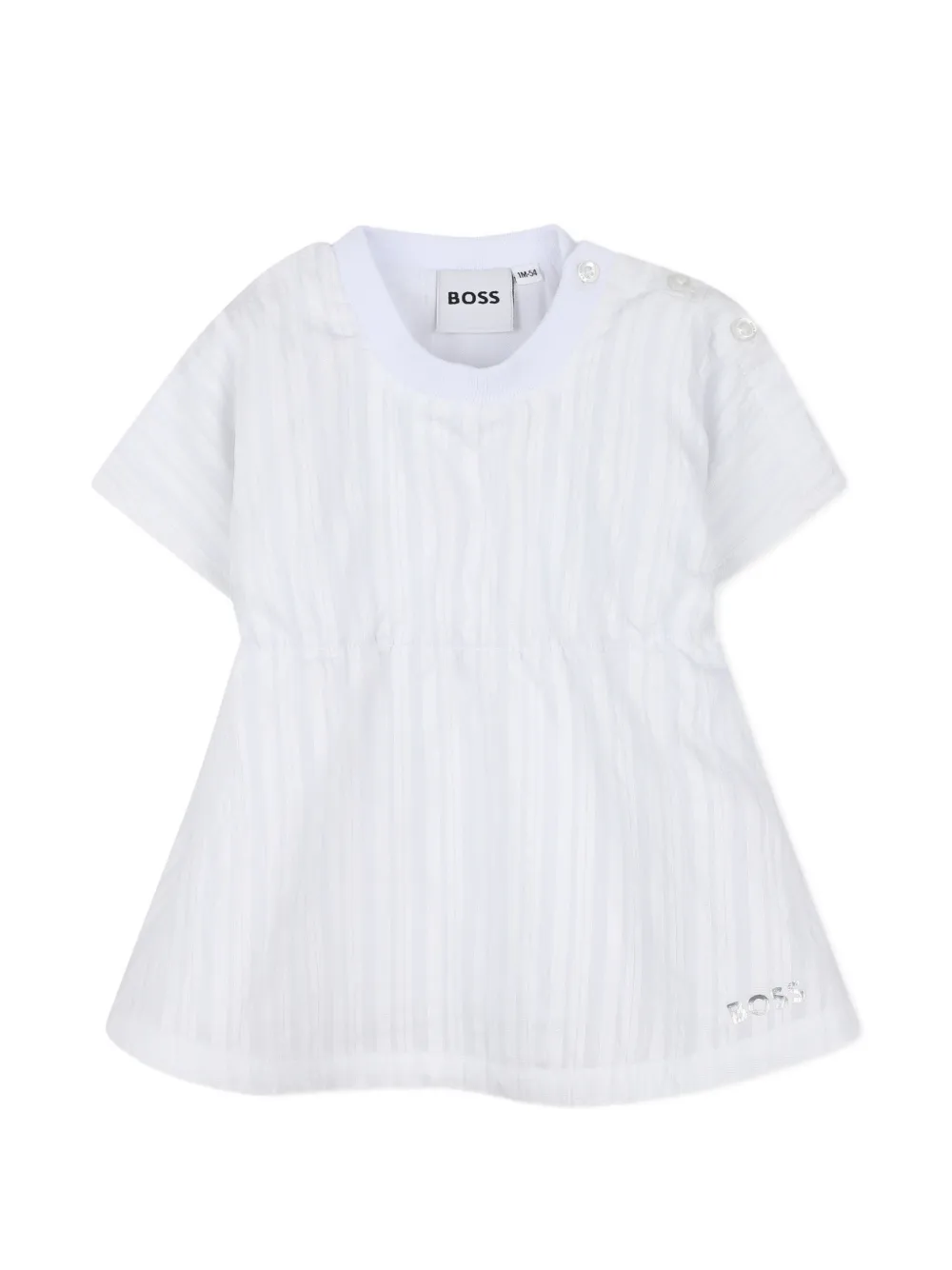 BOSS Kidswear Gestreepte broekjes Wit