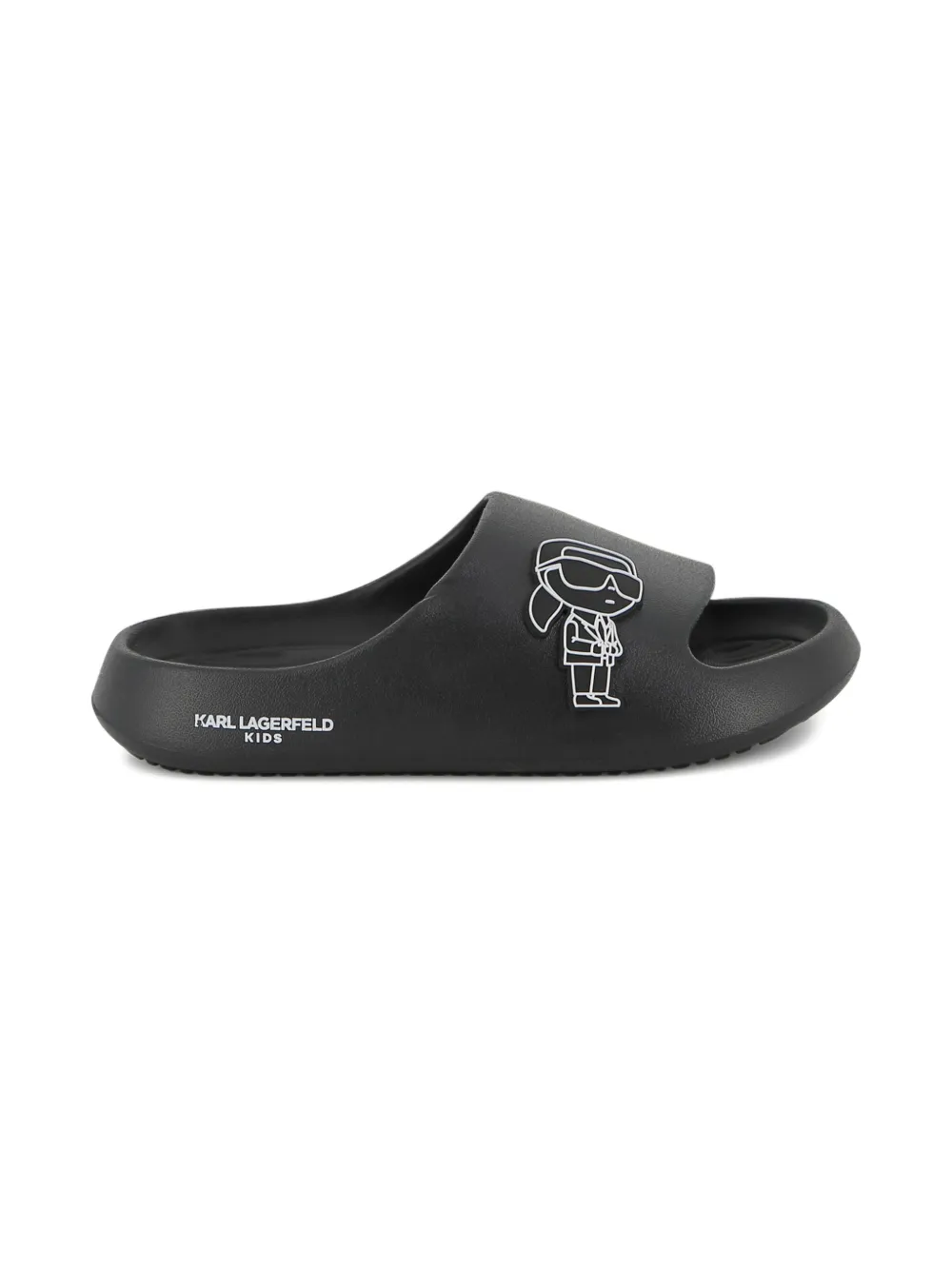 Karl Lagerfeld Kids Cartoon slippers Zwart