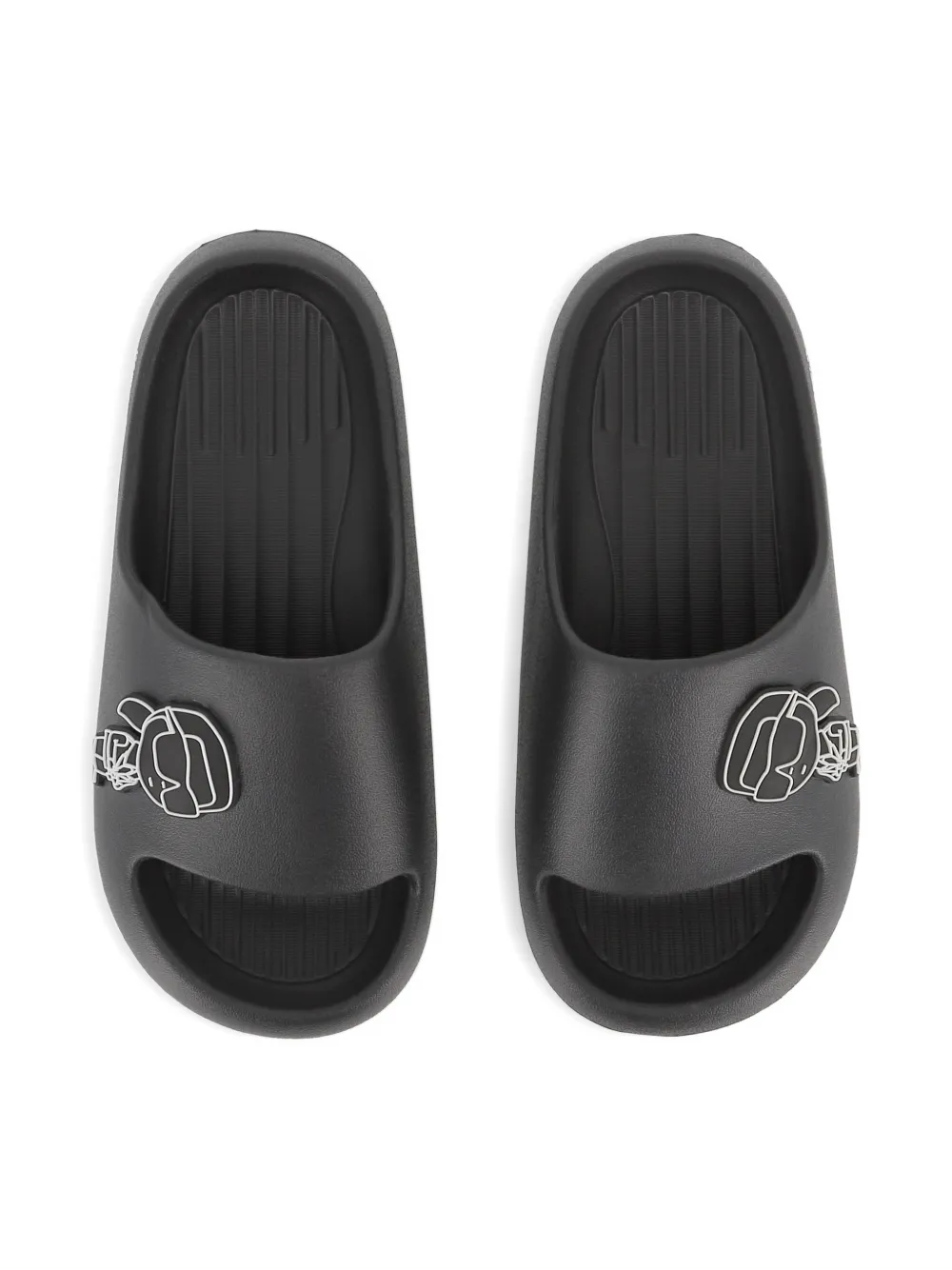 Karl Lagerfeld Kids Cartoon slippers Zwart