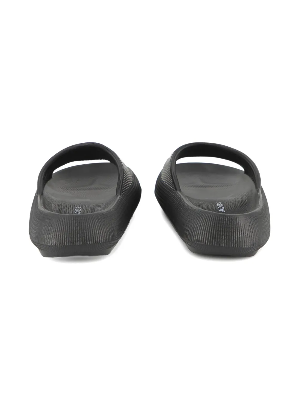 Marc Jacobs Kids Slippers met logopatch met reliëf Grijs