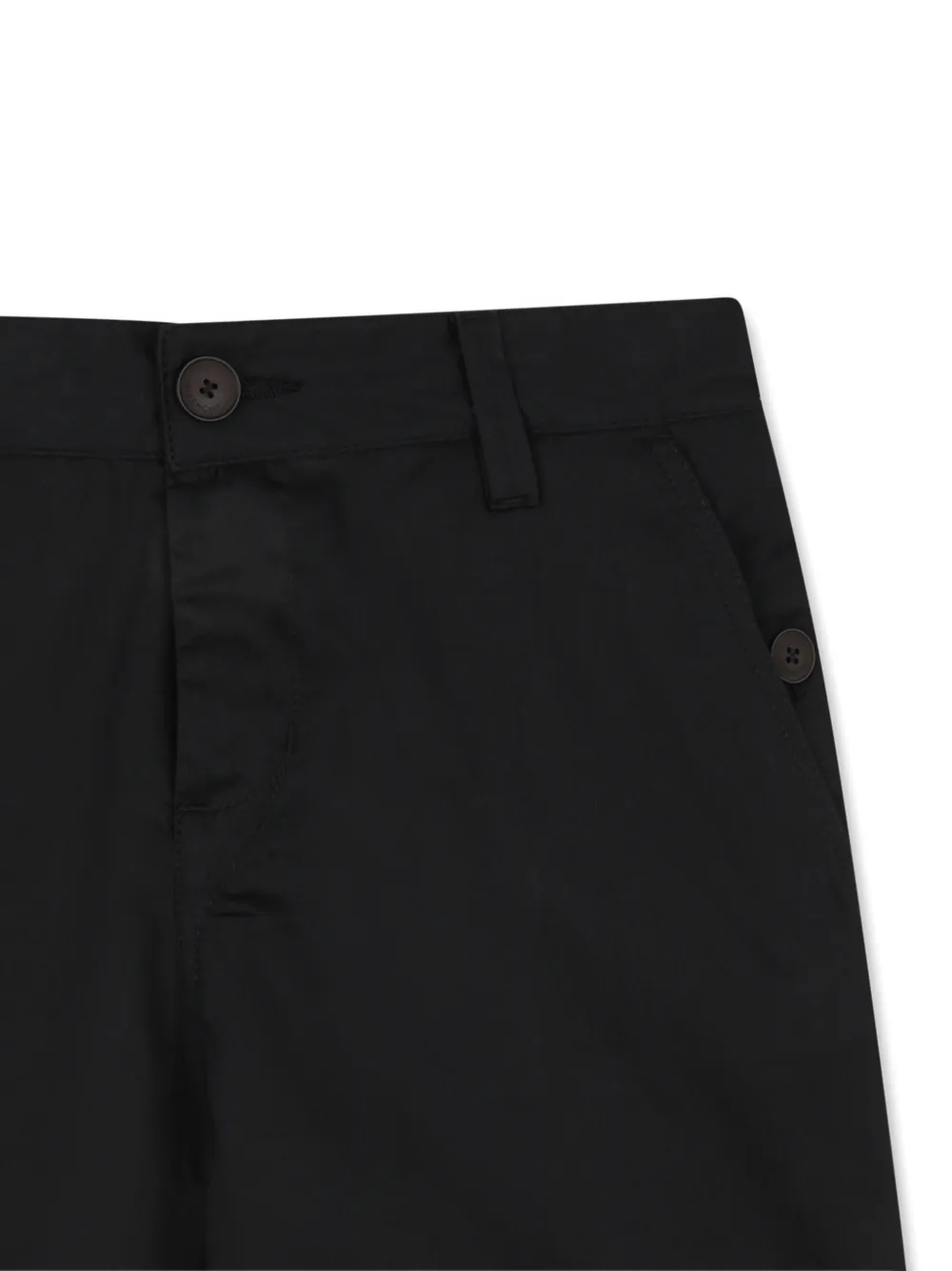  Givenchy Kids Button Shorts - Black 