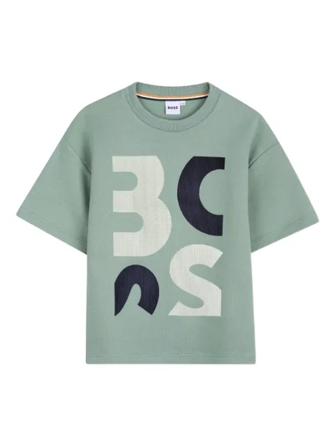 BOSS Kidswear logo-print short-sleeve T-shirt
