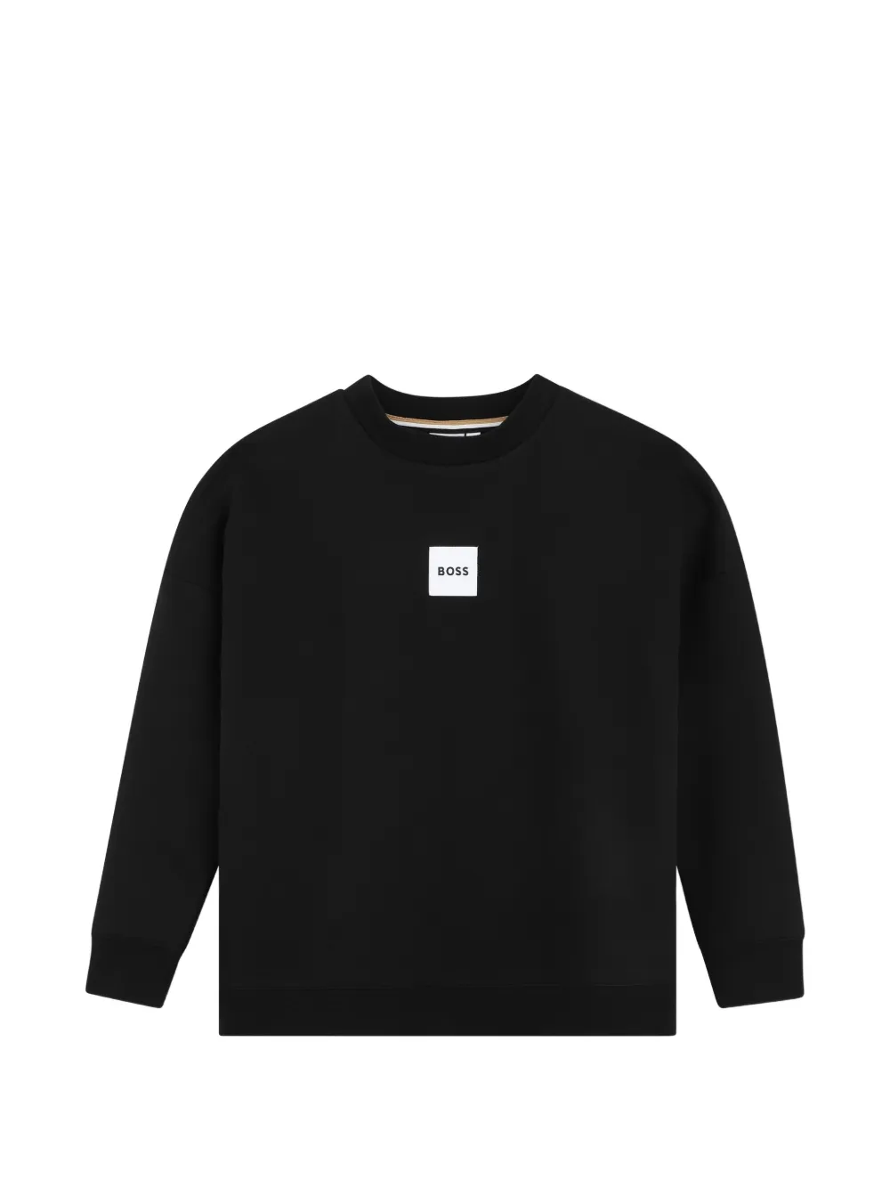 BOSS Kidswear Felpa con applicazione - Nero