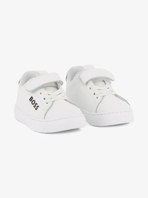 BOSS Kidswear baskets lacées à attache scratch