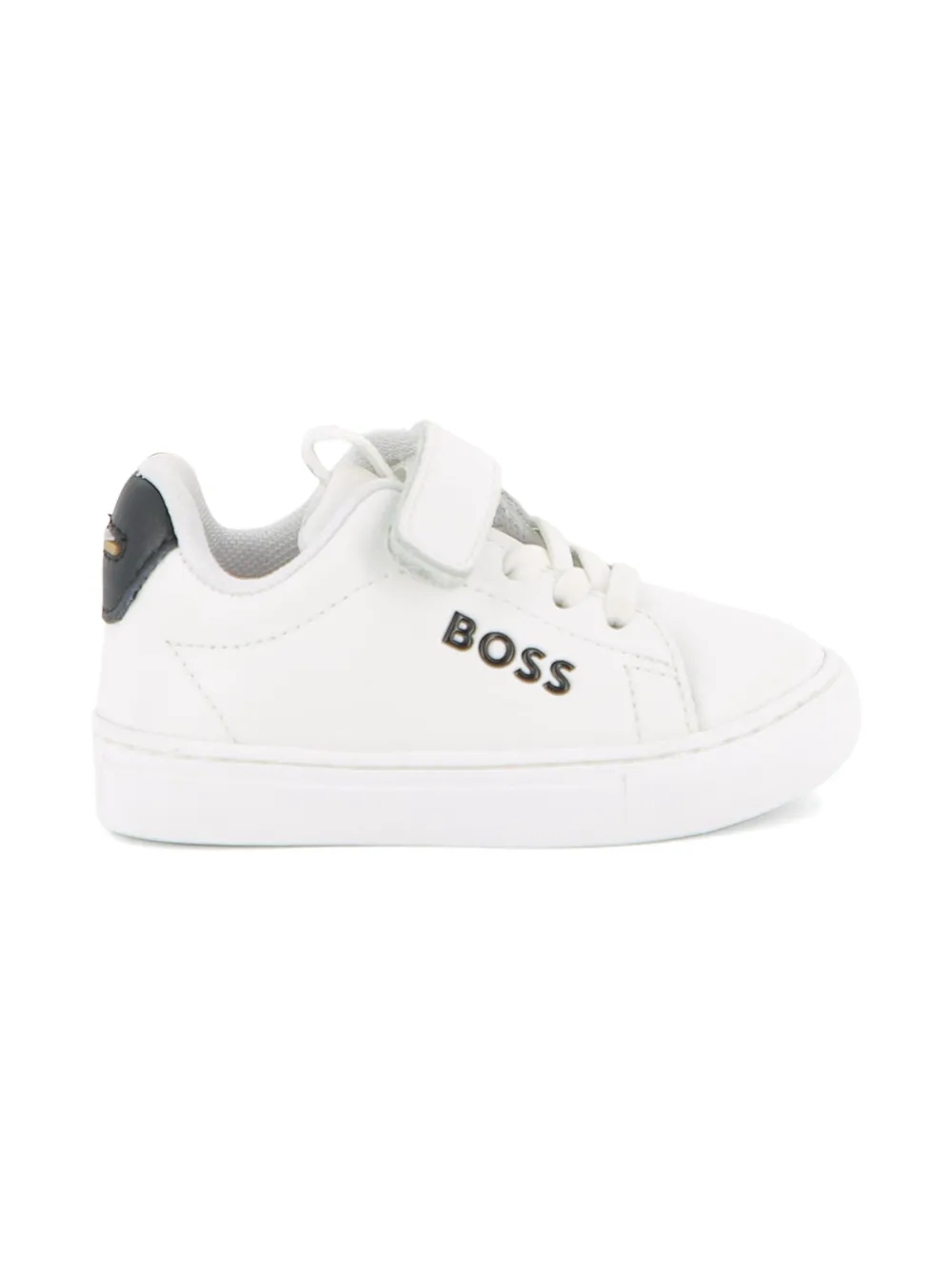 BOSS Kidswear Sneakers met klittenband Wit