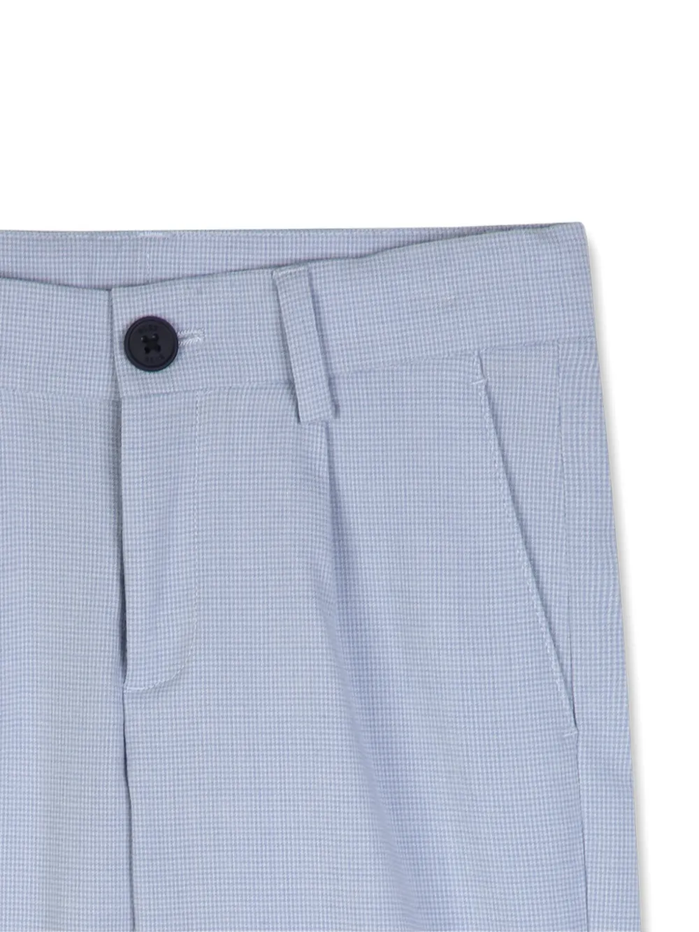  Boss Kidswear Button Shorts - Blue 