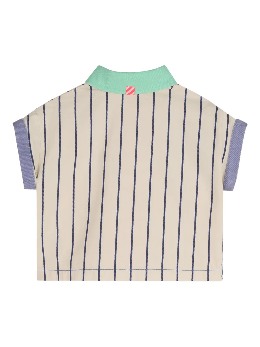  Billieblush Striped Pocket Shirt - Neutrals 