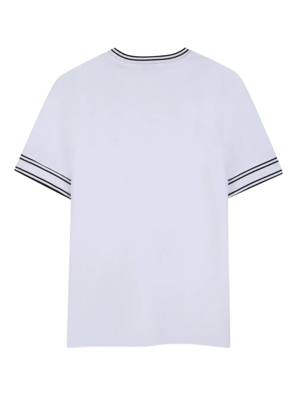 BOSS Kidswear T-shirt met geborduurd logo Wit