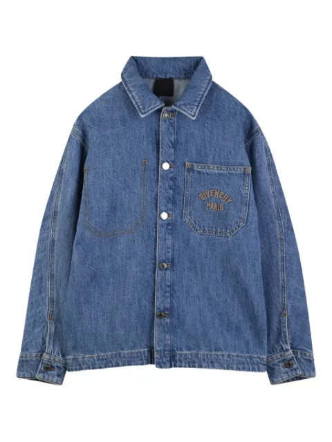Givenchy Kids pocket logo shirt 