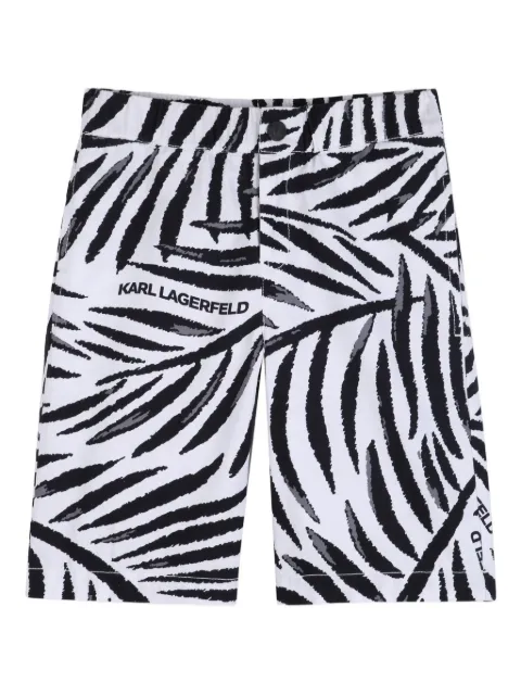 Karl Lagerfeld Kids printed bermuda shorts