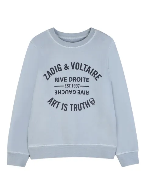 Zadig & Voltaire Kids Sweatshirt mit Rundhalsausschnitt