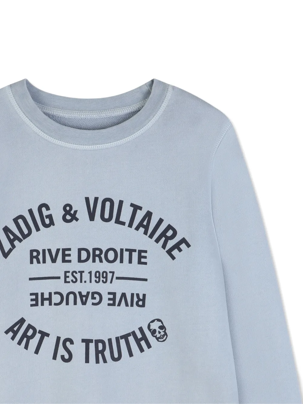  Zadig & Voltaire Kids Crew-neck Sweatshirt - Blue 