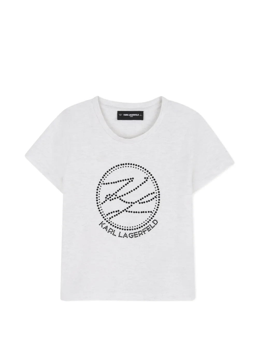 Karl Lagerfeld Kids T-shirt con logo - Grigio