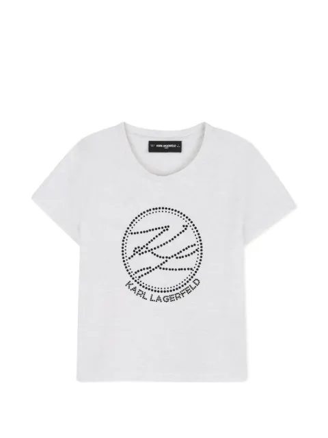 Karl Lagerfeld Kids logo-embellished T-shirt