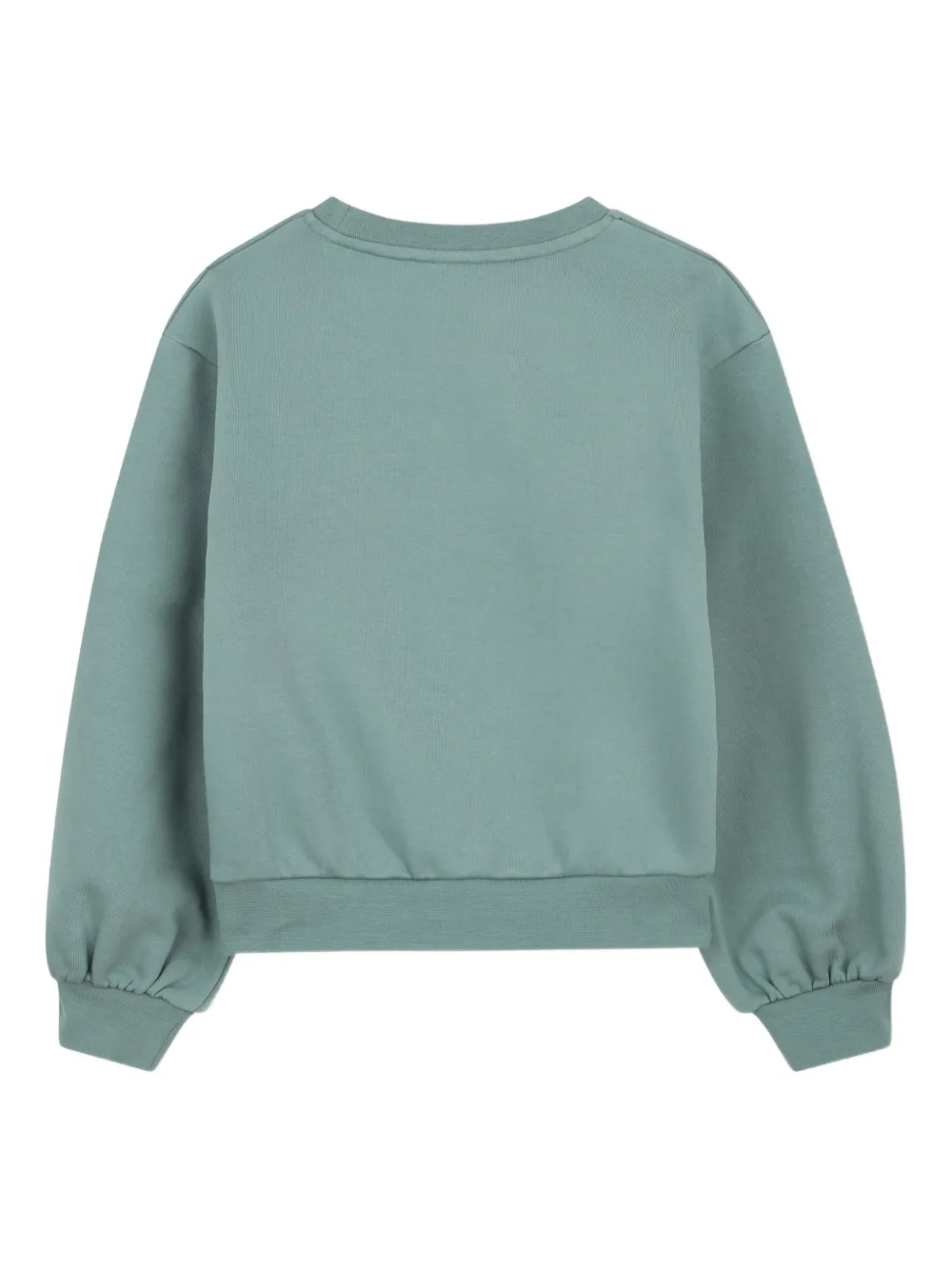 BOSS Kidswear Sweater met logoprint Groen