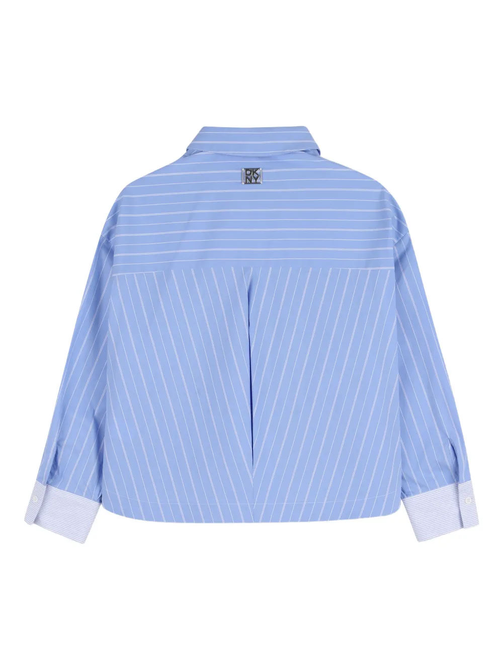 Dkny Kids Gestreept shirt met zak Blauw
