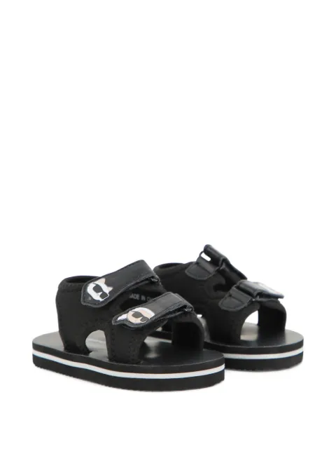 Karl Lagerfeld Kids touch-strap sandals