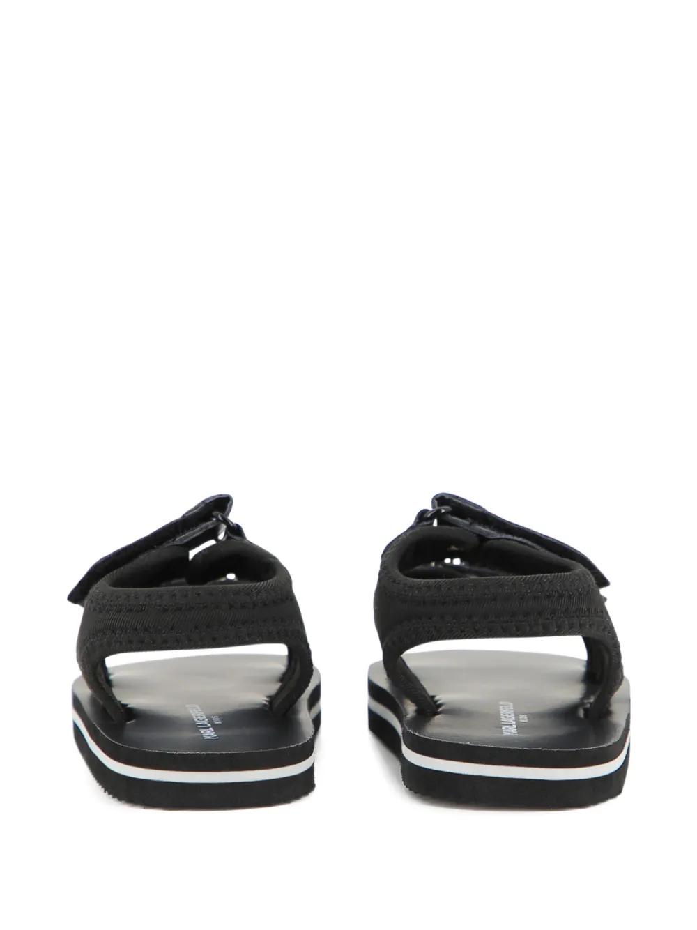 Karl Lagerfeld Kids Sandalen met klittenband Zwart