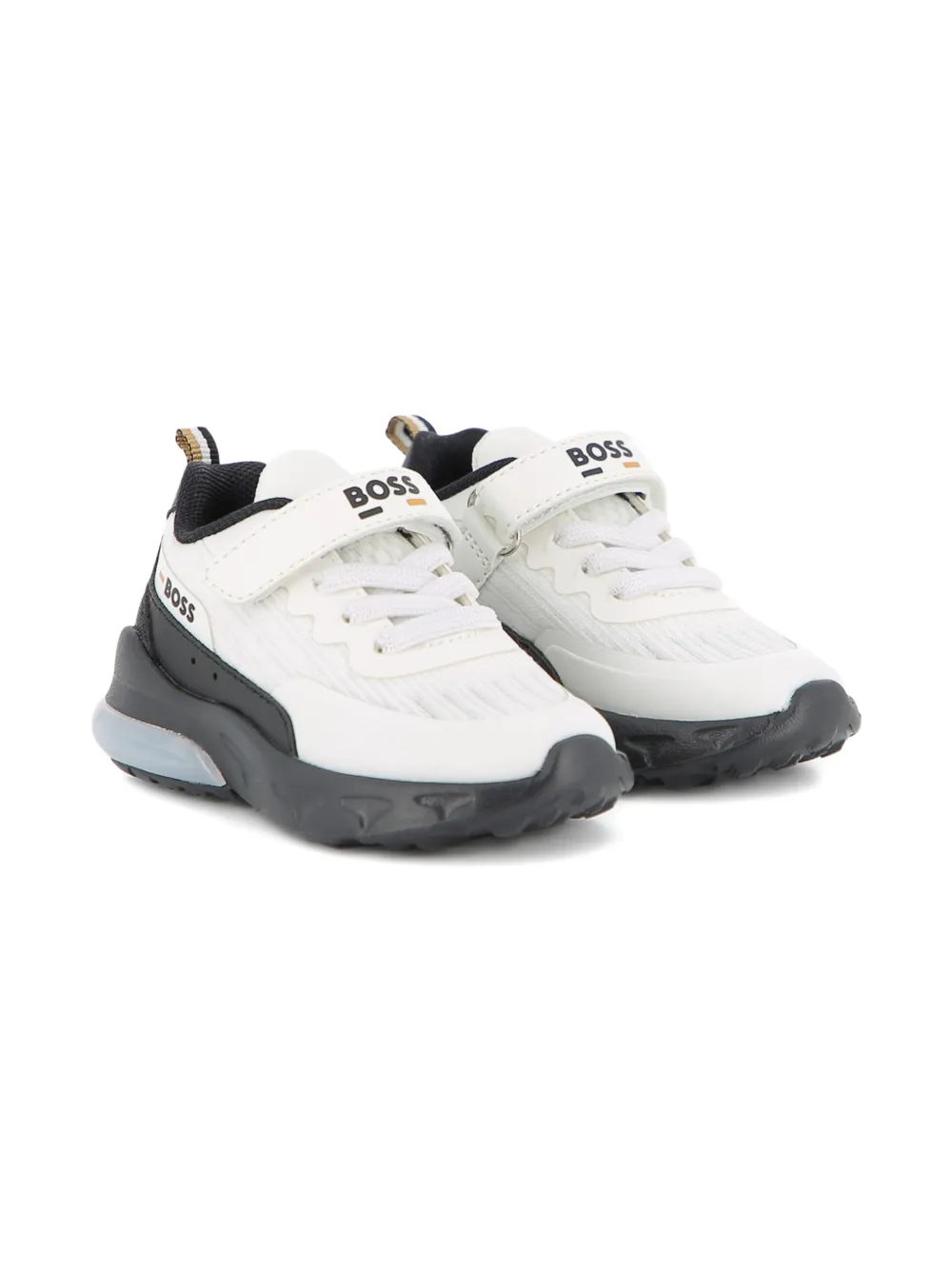 BOSS Kidswear Sneakers met klittenband Wit