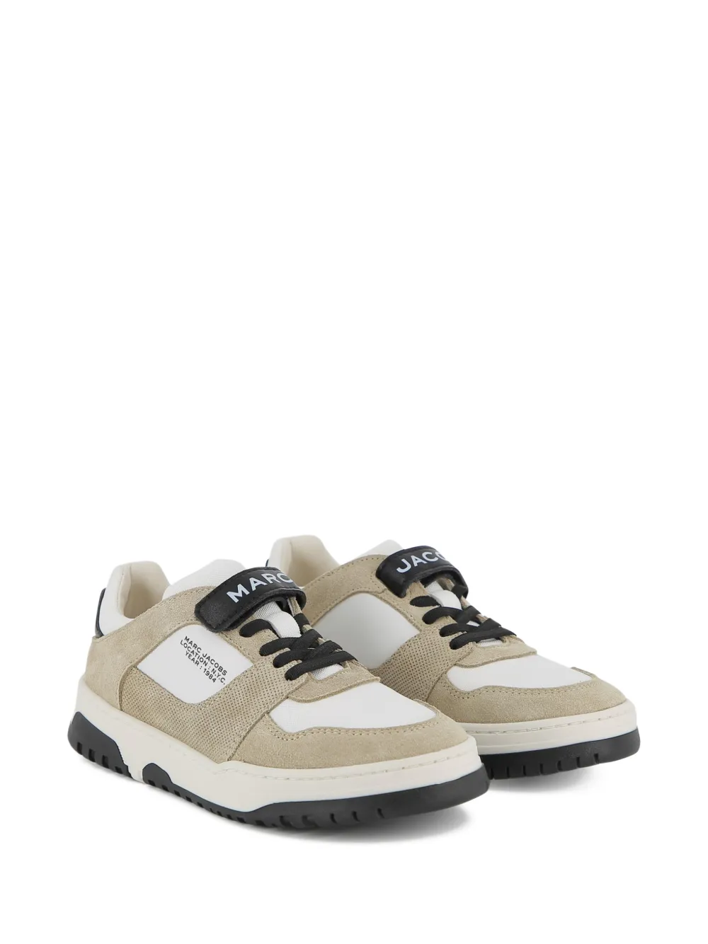 Marc Jacobs Kids Sneakers met logodetail Beige