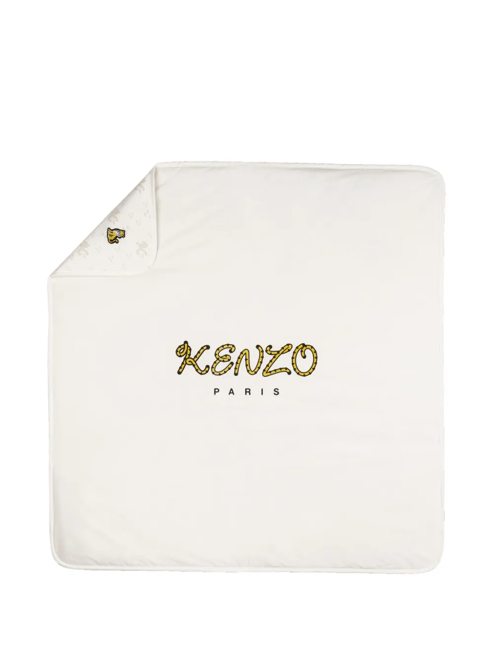  Kenzo Kids Logo-print Blanket - White 