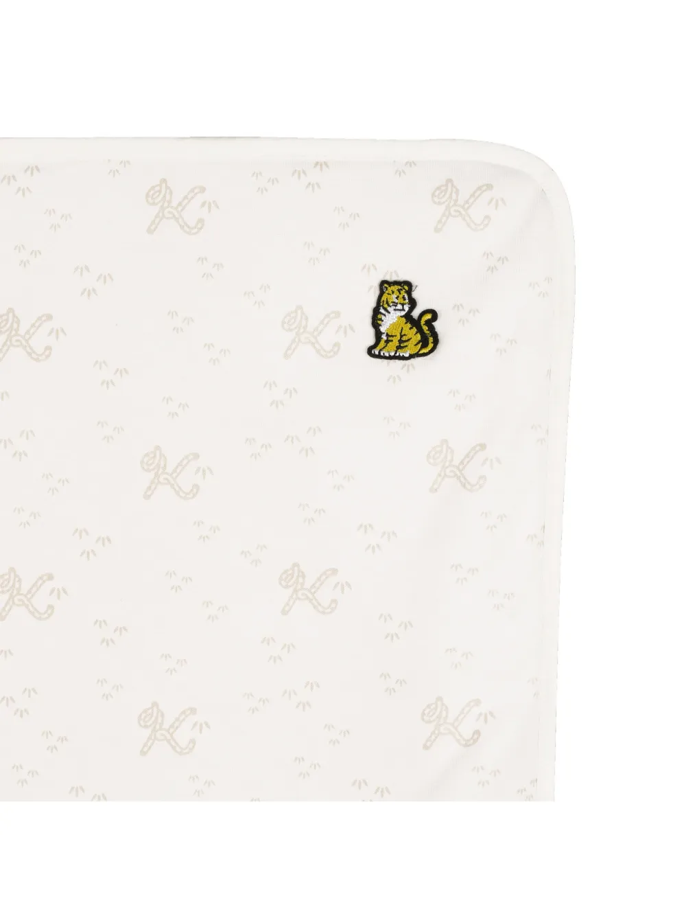  Kenzo Kids Logo-print Blanket - White 