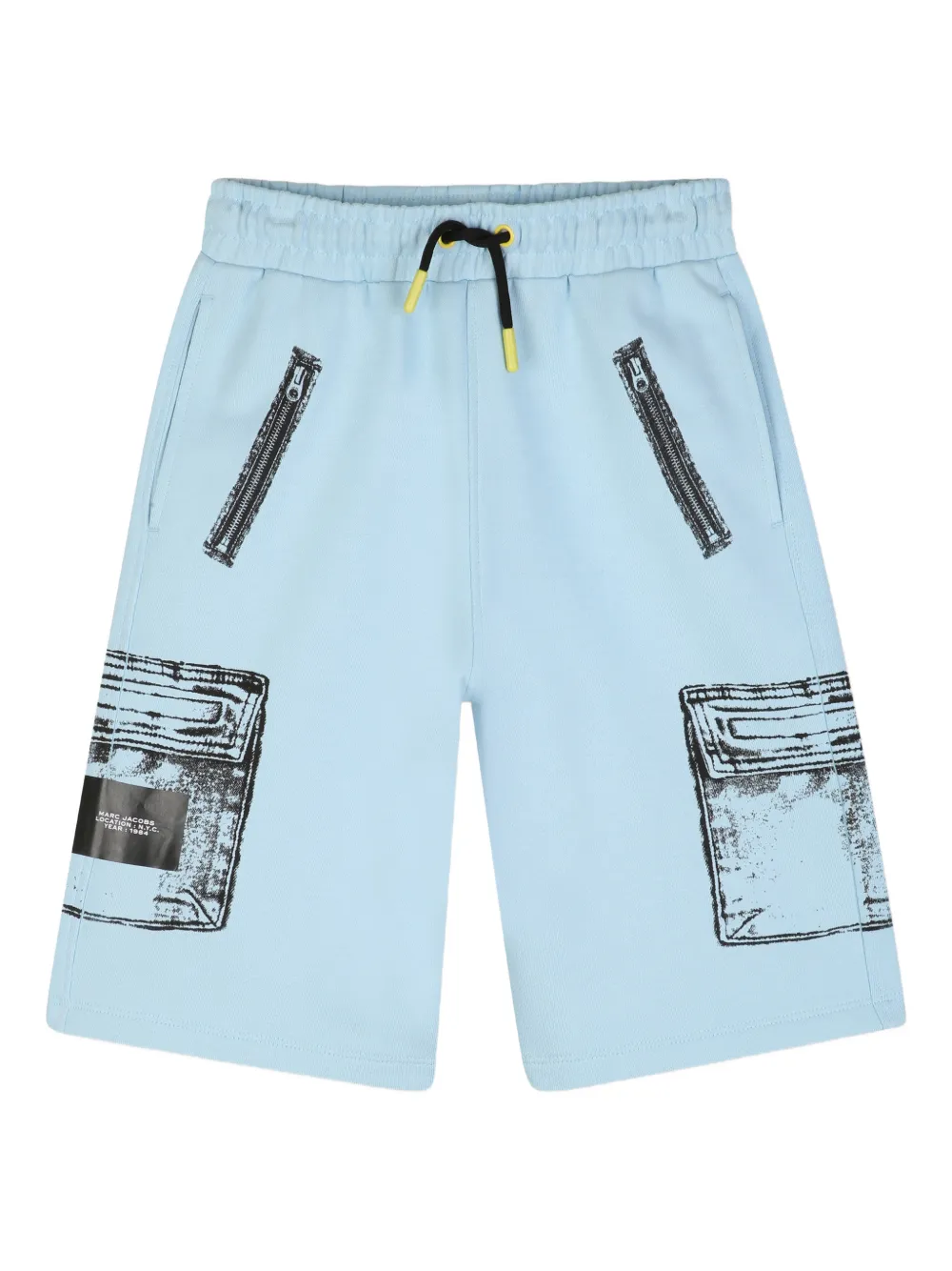 Marc Jacobs Kids Shorts con stampa - Blu