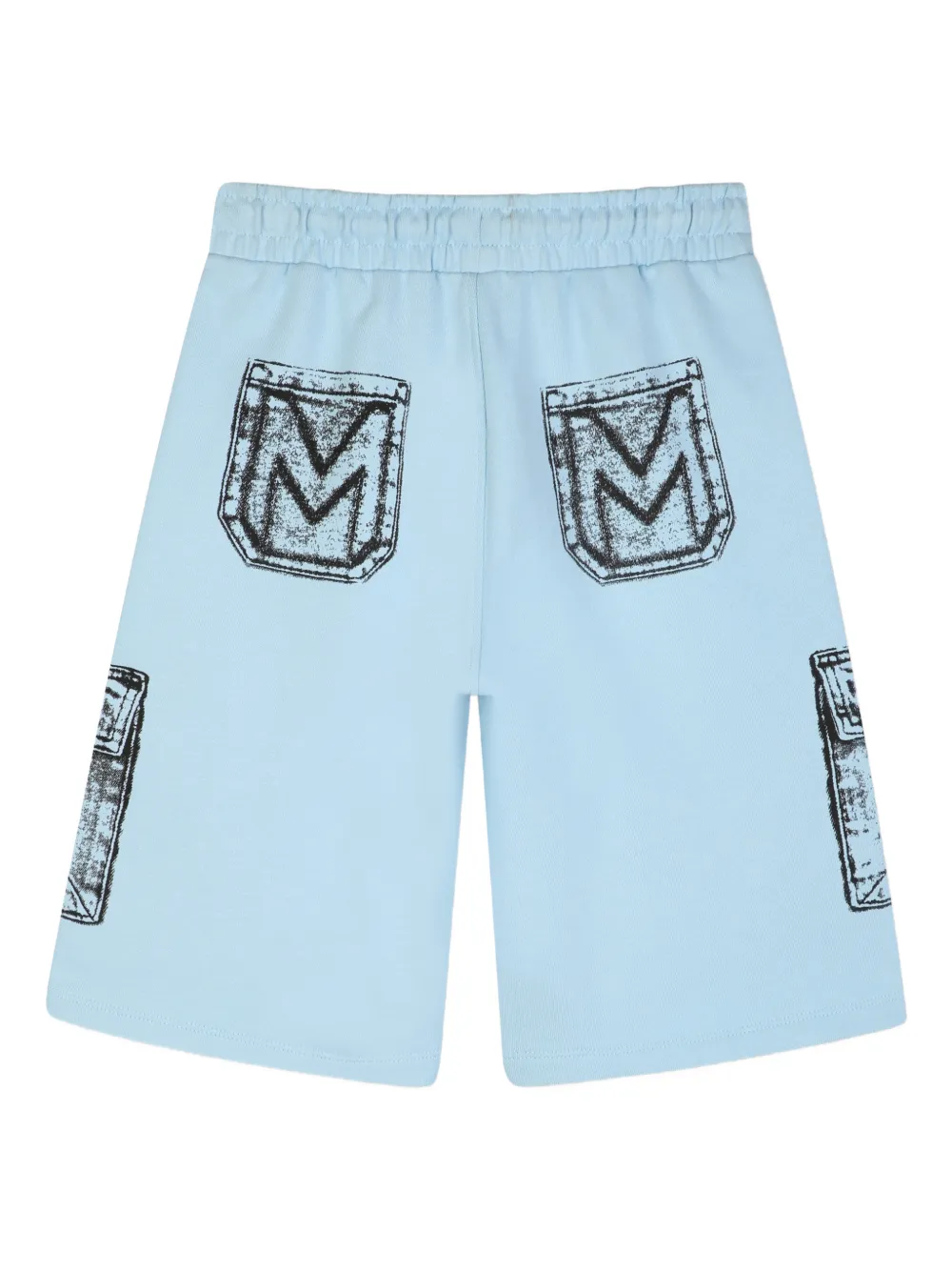  Marc Jacobs Kids Pocket-print Shorts - Blue 