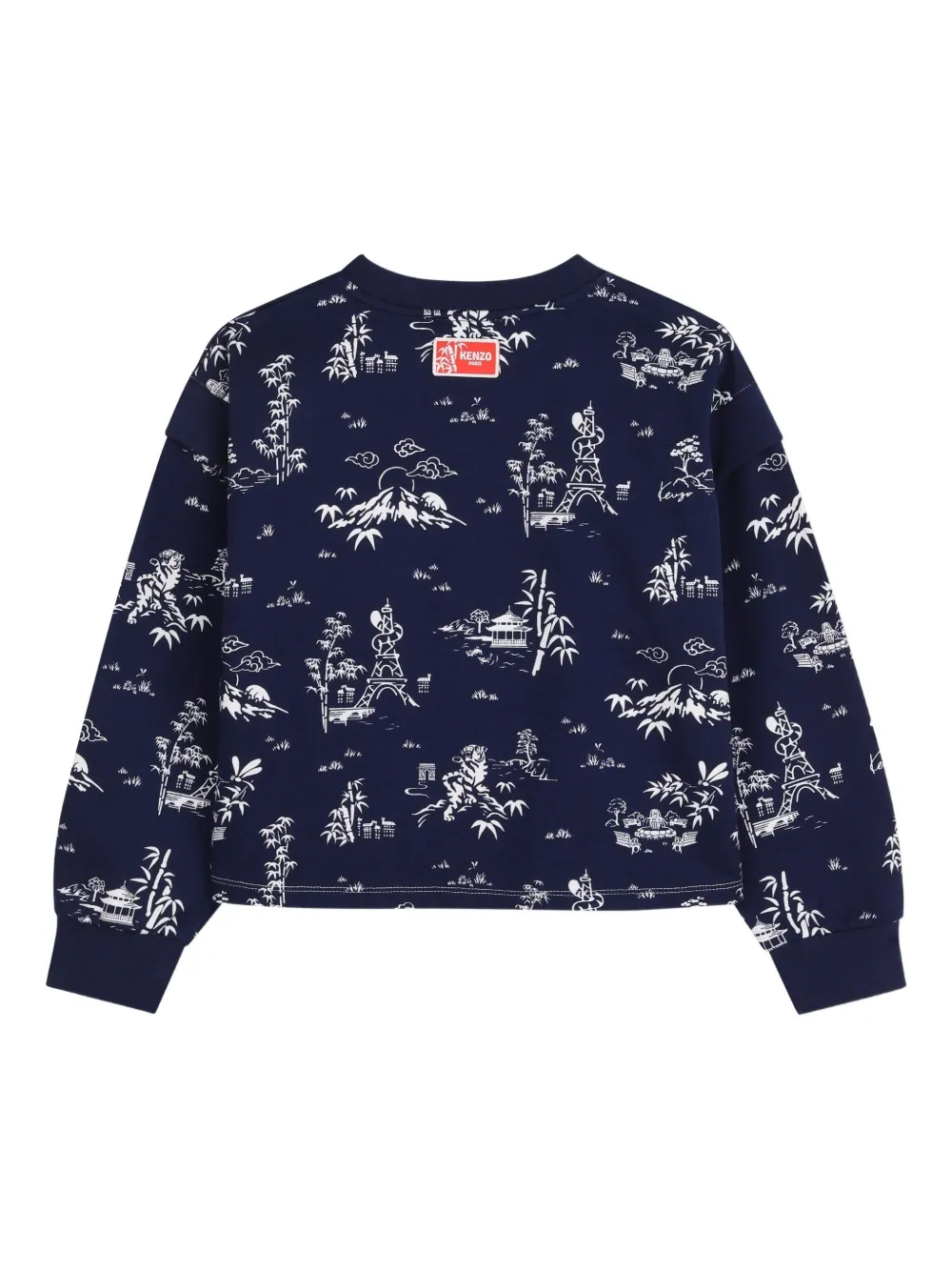 Kenzo Kids Printed Sweatshirt - Blue 