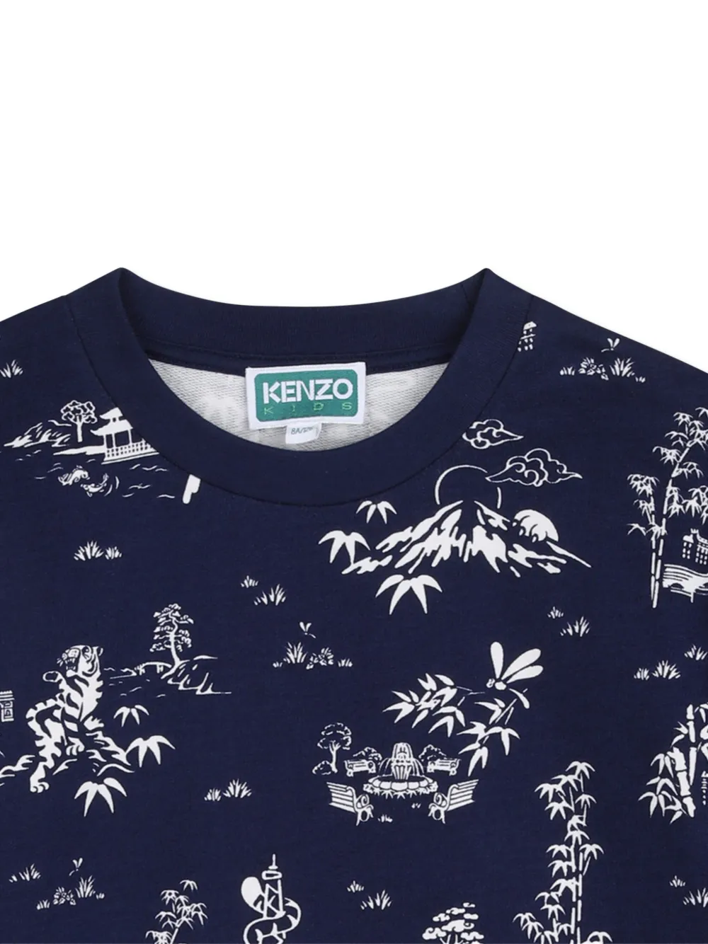  Kenzo Kids Printed Sweatshirt - Blue 