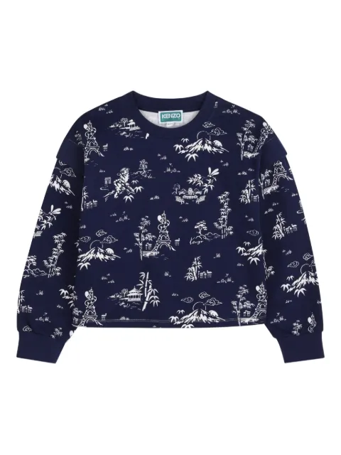 Kenzo Kids sudadera estampada